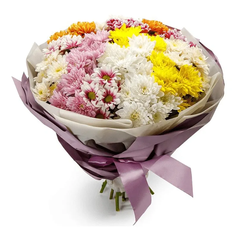 Букет из хризантем «Рассвет»