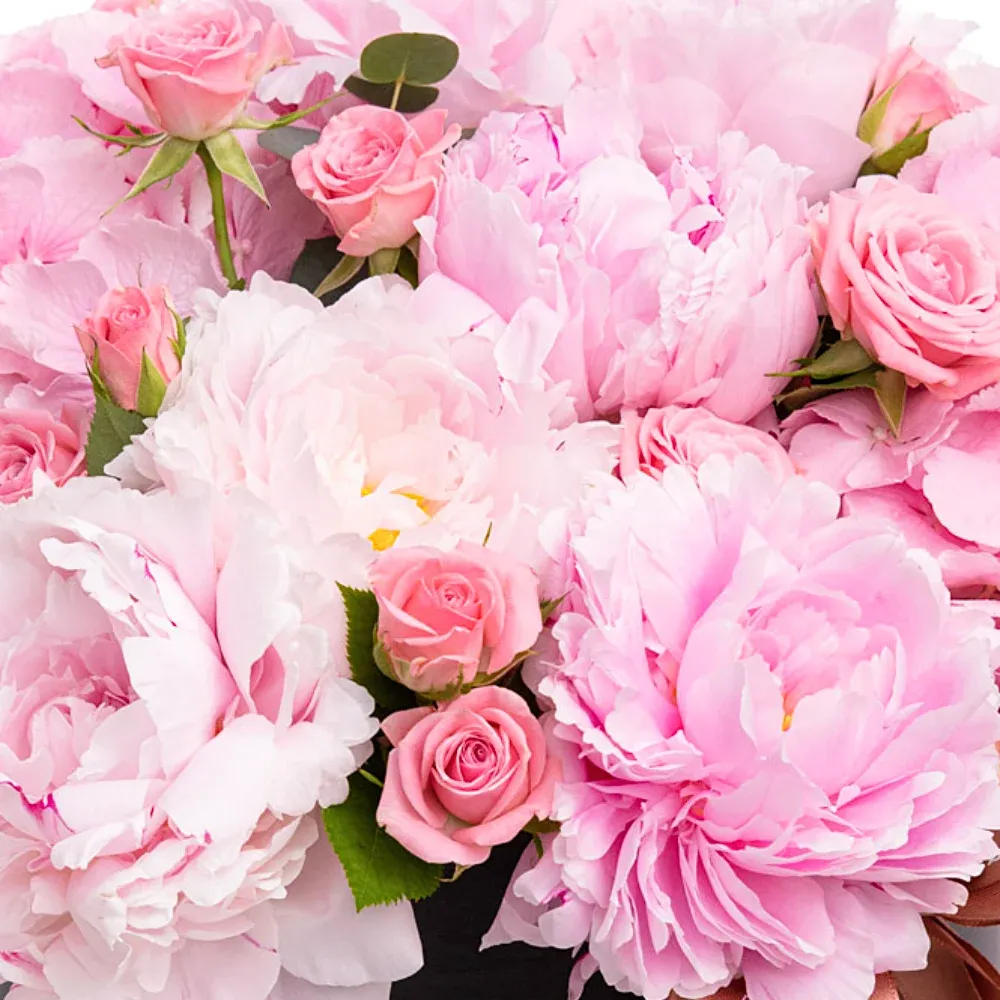 Цветы в коробке 