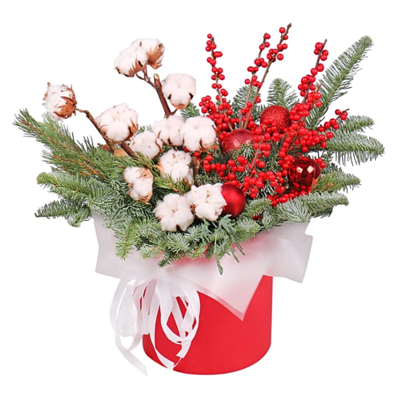 Композиция в шляпной коробке 